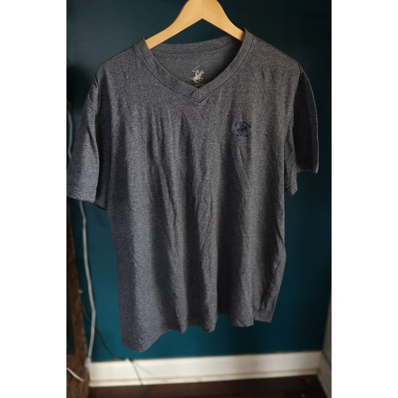 Beverly Hills Polo Club Other - Beverly Hills Polo Club Men's T Shirt Gray SizeXL Cotton Polyester Blend
